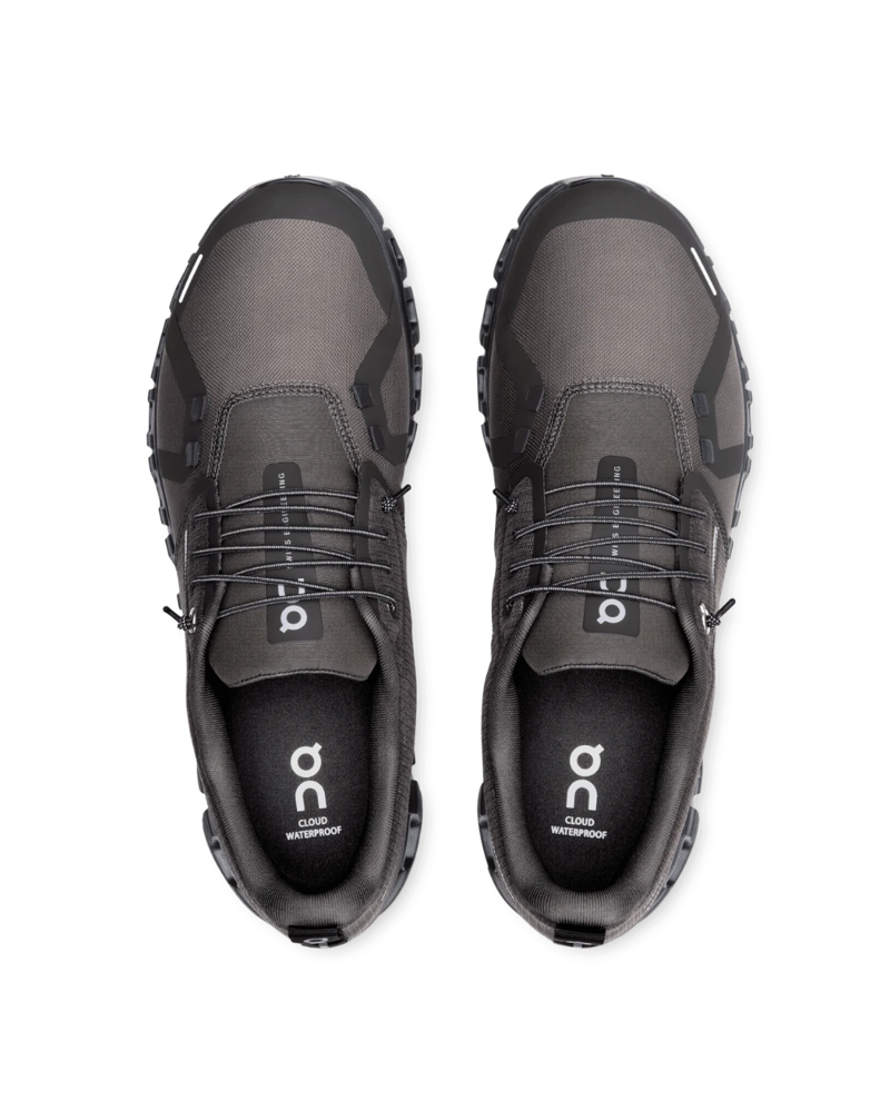 On Mens Cloud 6 Waterproof Shoes in Thorn / Black-1