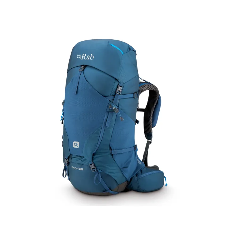 Rab Exion 55 in Tempest Blue