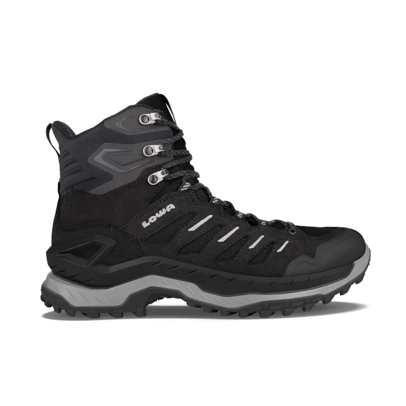 Lowa Mens Innovo GTX Mid in Black / Grey