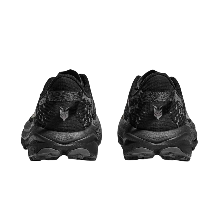 Hoka Womens Speedgoat 6 GTX Wide in Black / Outer Orbit-2