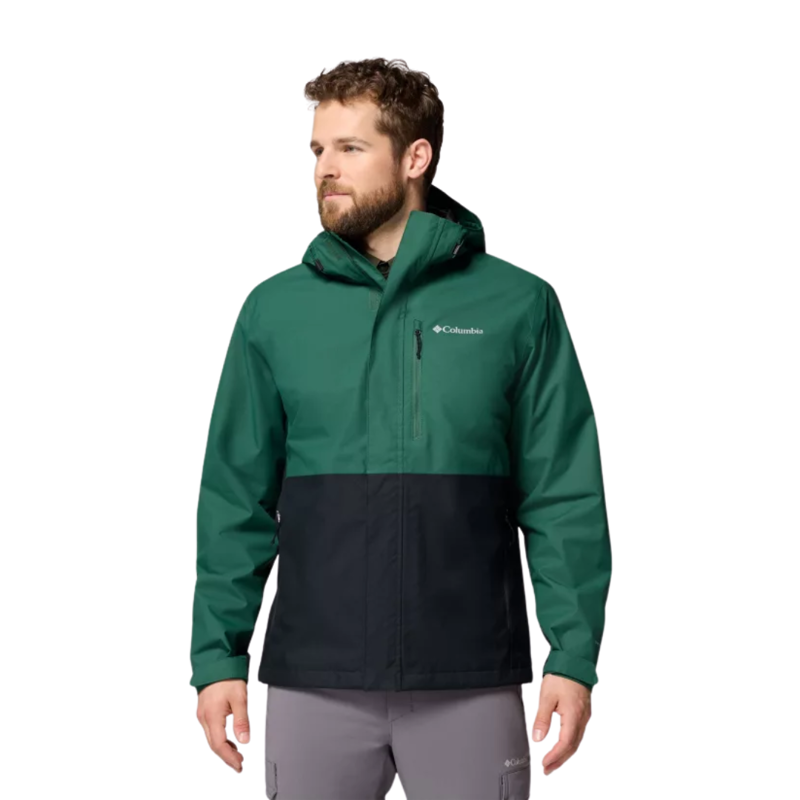 Columbia Mens Hikebound II Jacket in Rain Forest / Black