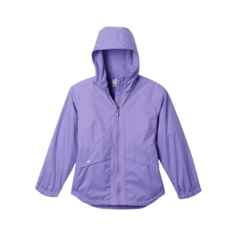 Columbia Kids Rainy Trails II Fleece Lined Jacket in Paisley Purple