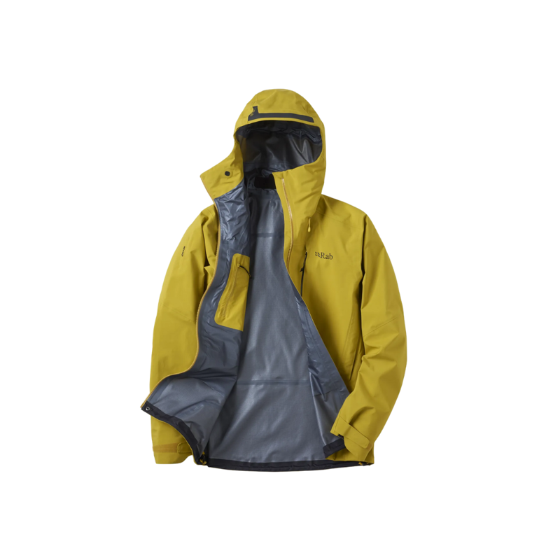 Rab Mens Latok Mountain GTX Jacket in Dark Pollen-2