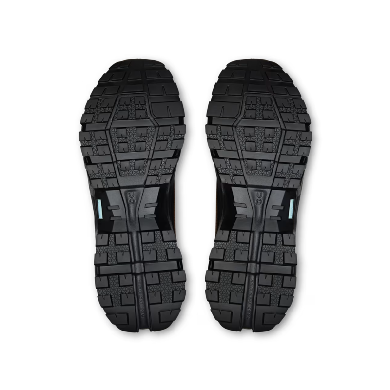 On Mens Cloudrock Low Waterproof in Earth / Black-2