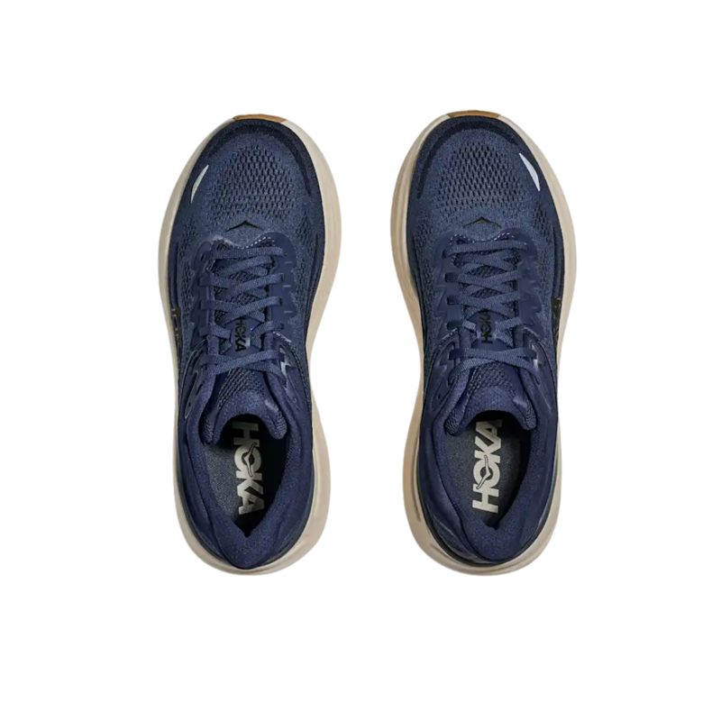 Hoka Mens Bondi 9 in Midnight Blue / Varsity Navy-1