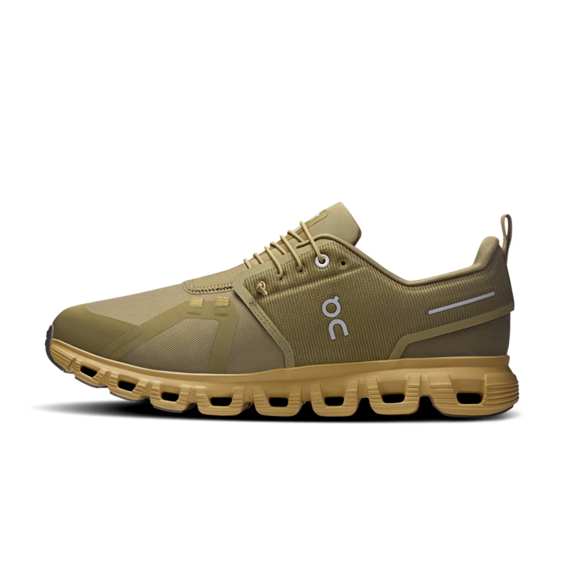 On Mens Cloud 6 Waterproof Shoes in Olive / Safari-3