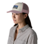 Patagonia P-6 Logo Trucker Hat in White / Quiet Violet