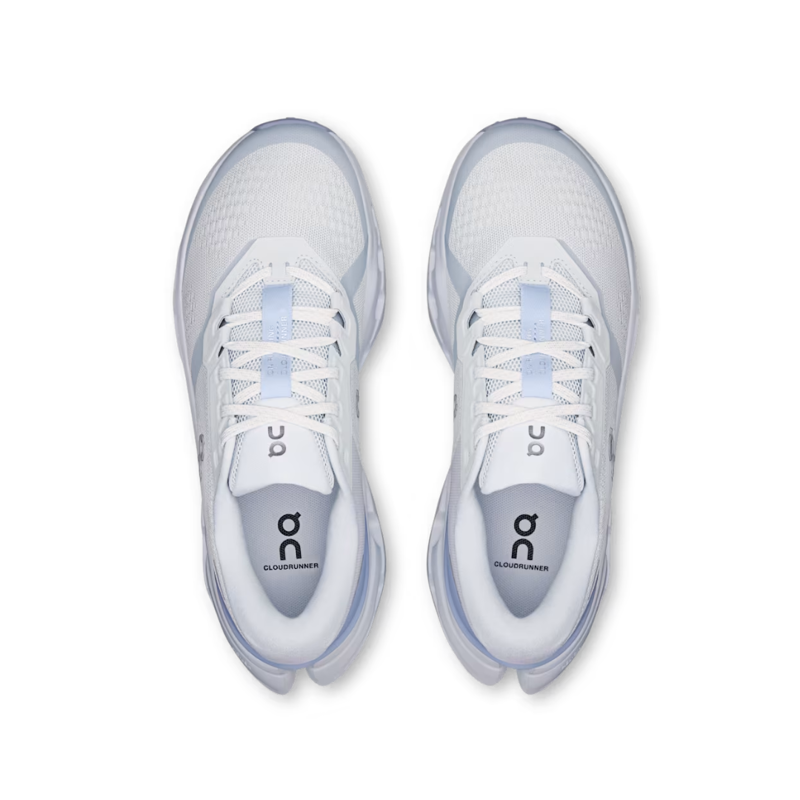 On Womens Cloudrunner 3 Running Shoes in Heather / Marsh-1