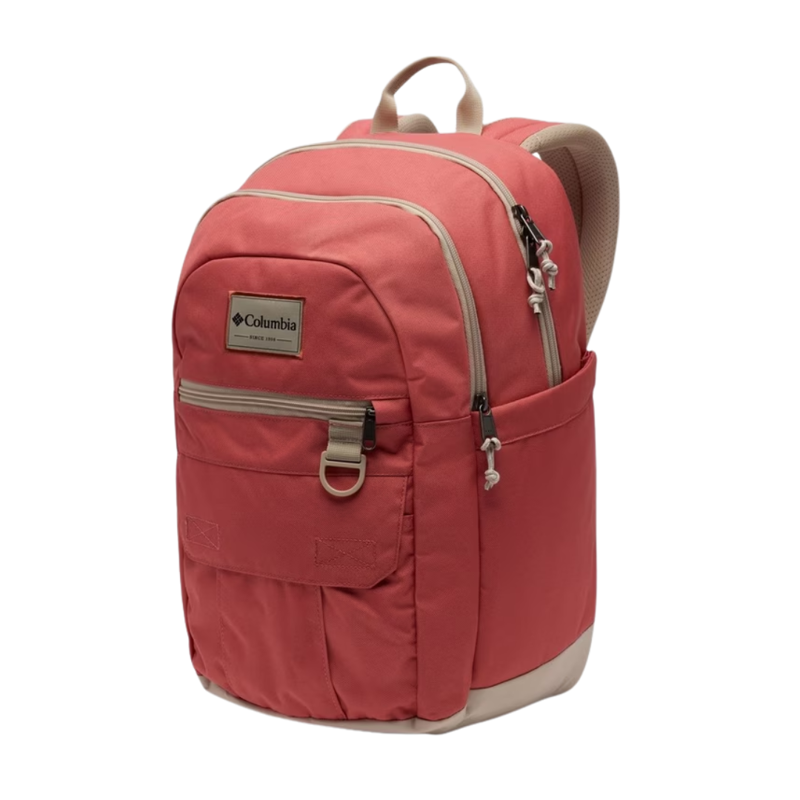 Columbia Unisex Buxton 26L Backpack in Washed Red / Ancient Fossil