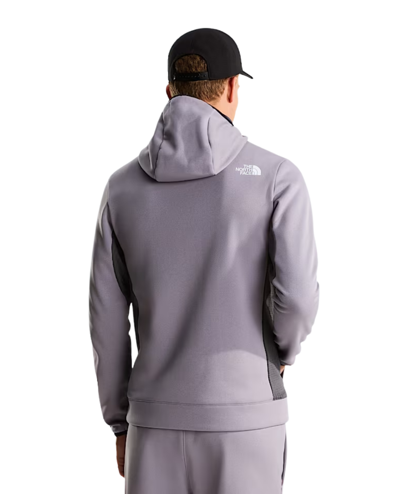 The North Face Mens Mountain Athletics Fleece Full Zip Jacket in Transcendent Grey-1