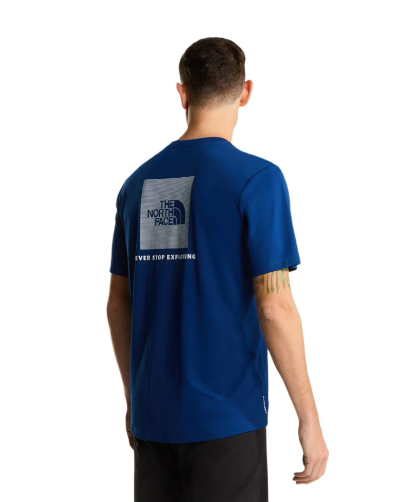 The North Face Mens 24/7 Box NSE S/S Tee in Estate Blue-1