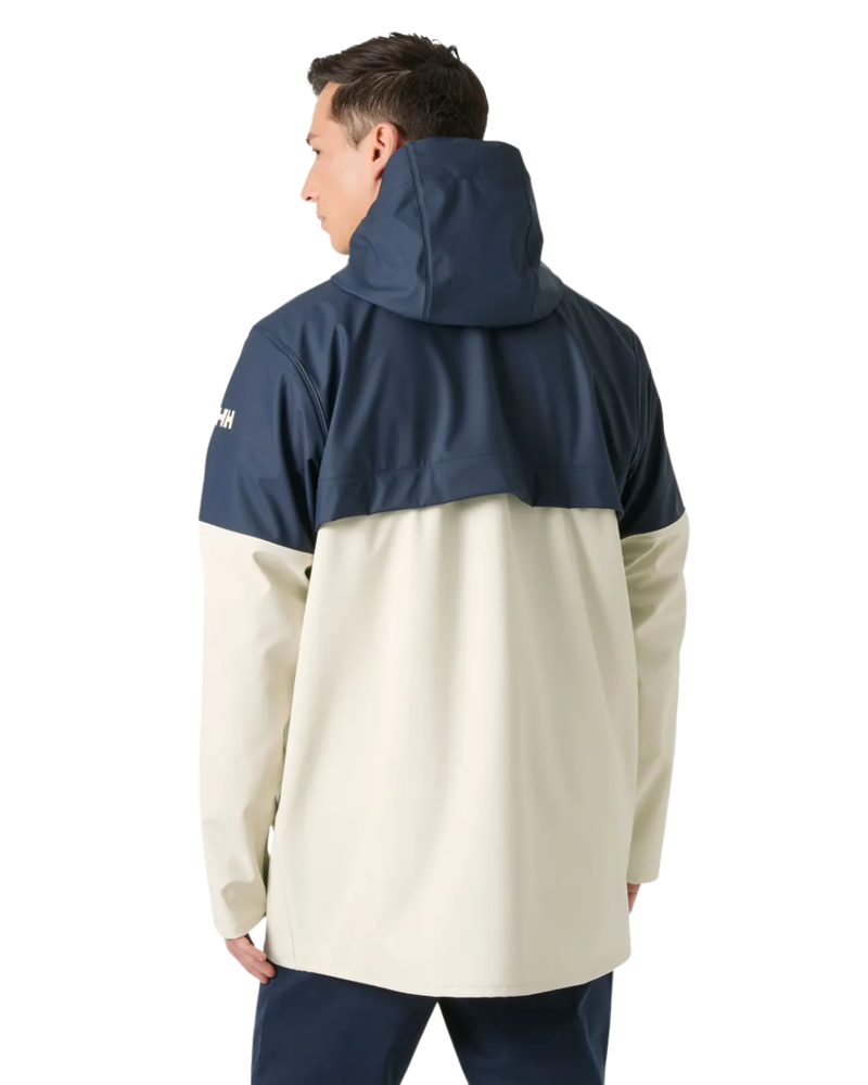 Helly Hansen Mens Moss Block Coat in Cream-1