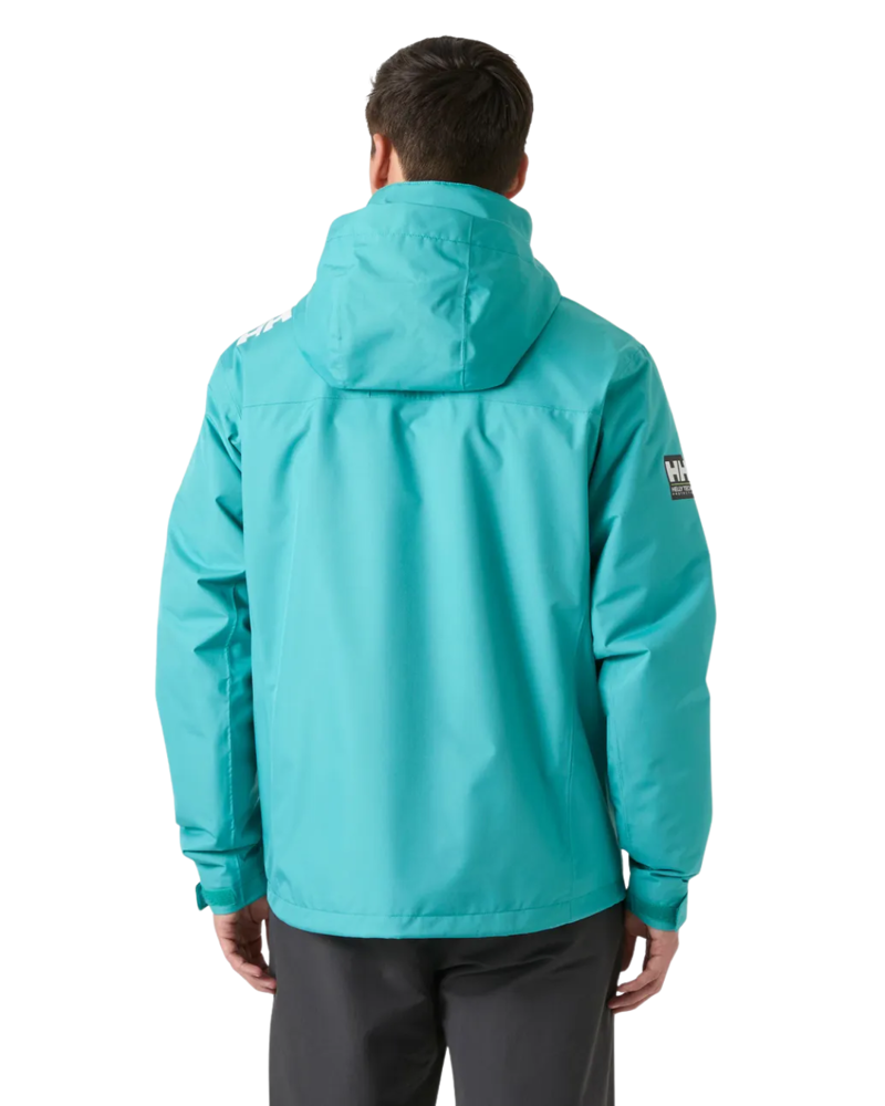 Helly Hansen Mens Crew Hooded Midlayer Jacket 2 in Dark Mint-1