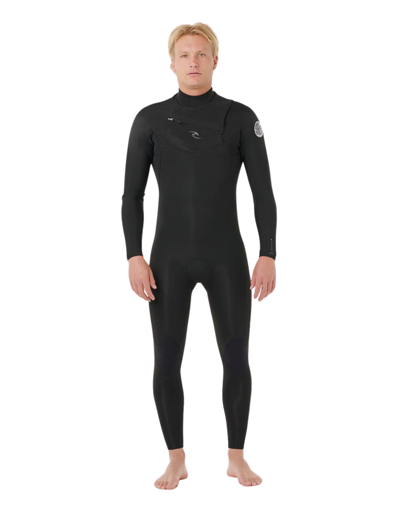 Rip Curl Mens Dawn Patrol Pro Chest Zip 3/2 in Black
