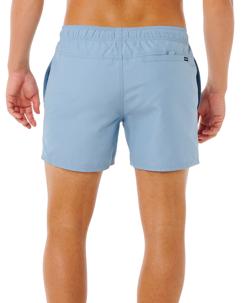 Rip Curl Mens Streamline Offset Volley Shorts in Faded Denim-1