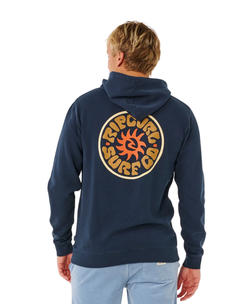 Rip Curl Mens Pacific Rinse Hood in Dark Navy-1