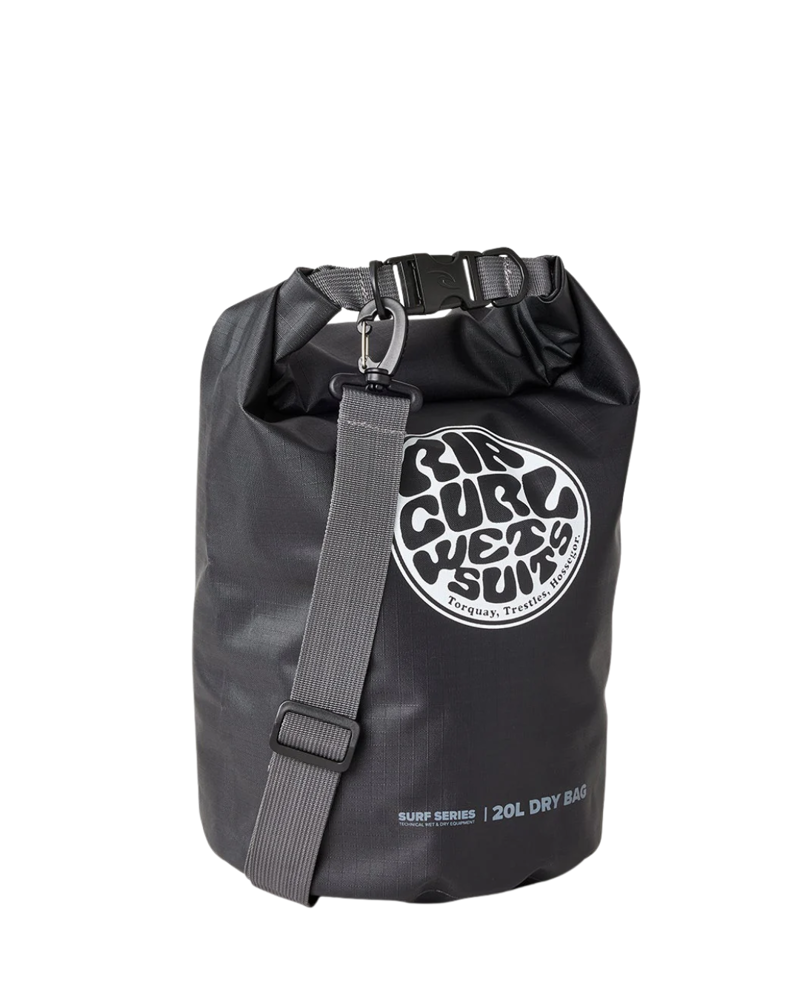 Rip Curl Mens Surf Series Barrel Bag 20L in Black / Grey