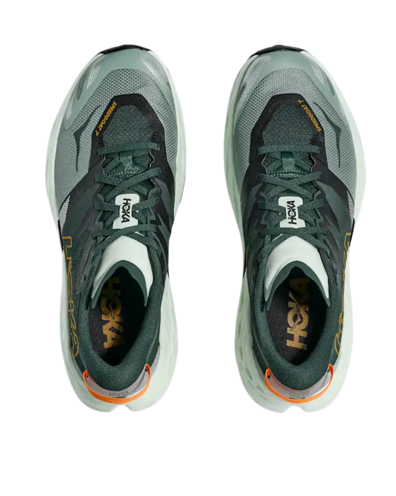Hoka Mens Speedgoat 7 in Bay Leaf / Sea Glass-1
