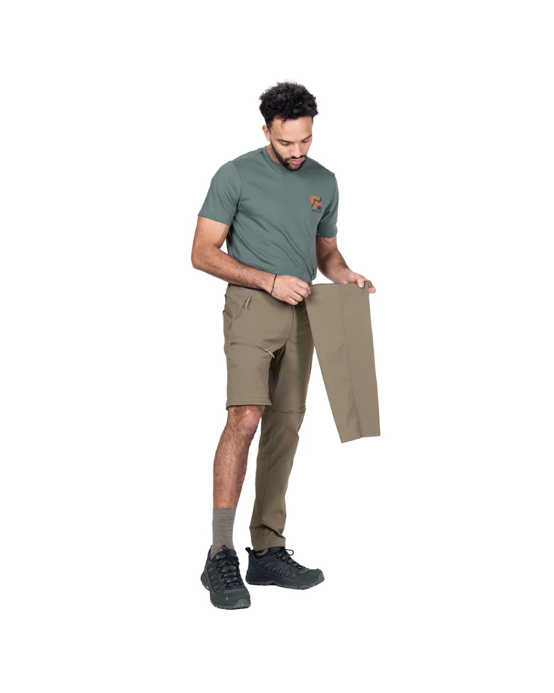 Sprayway Mens Compass Convert Pant Short Length in Brownstone-1