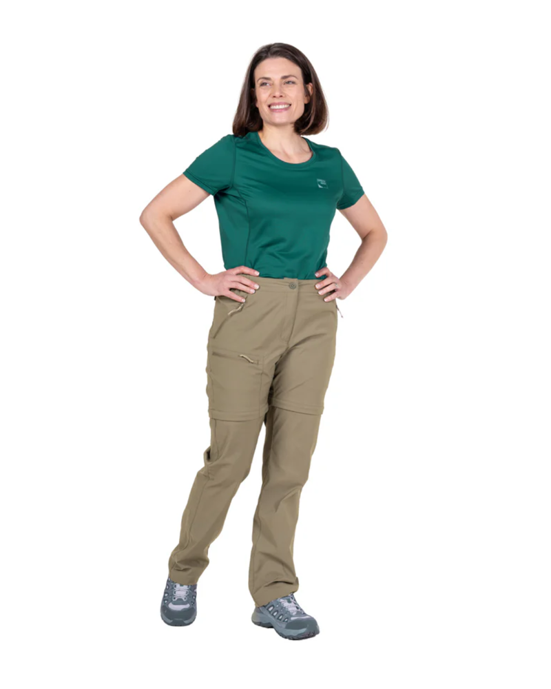 Sprayway Womens Escape Convert Pant Regular Length in Brownstone