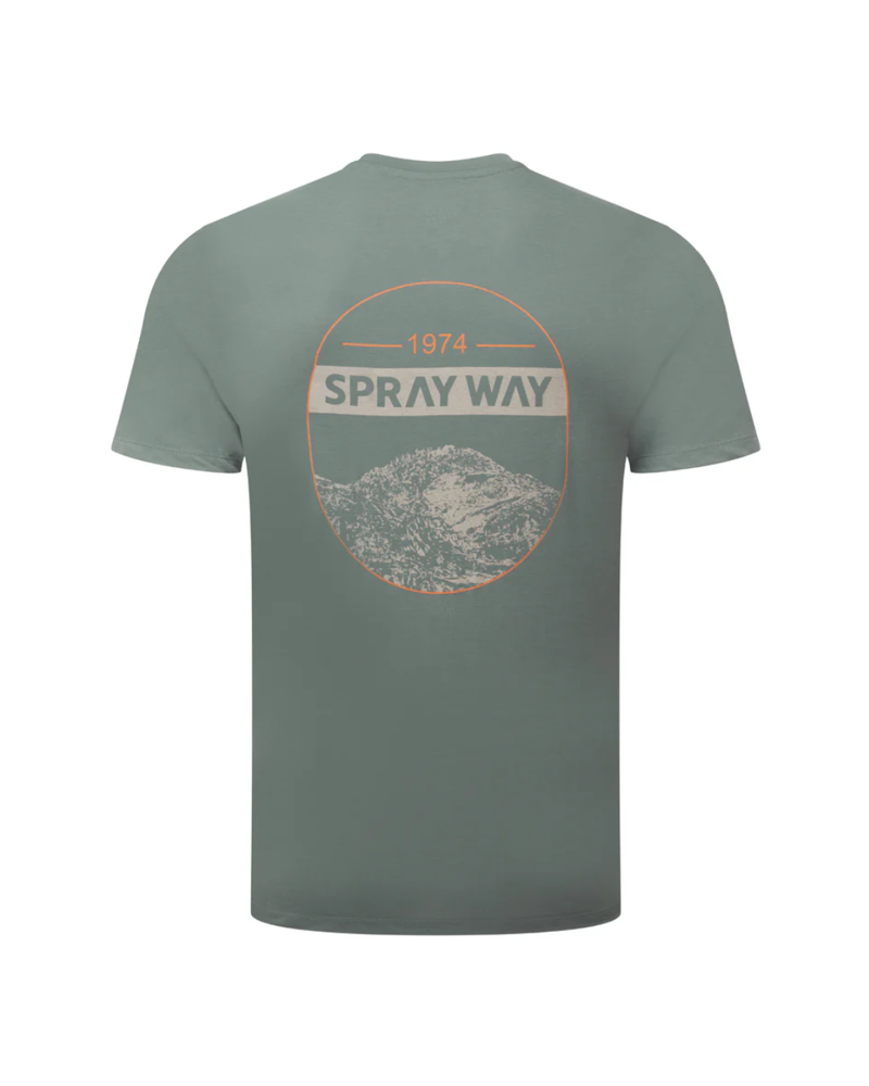 Sprayway Mens Clip Tee in Balsam Green-1