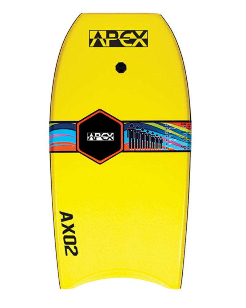 Alder Apex Bodyboard AX02 48 Inch in Yellow