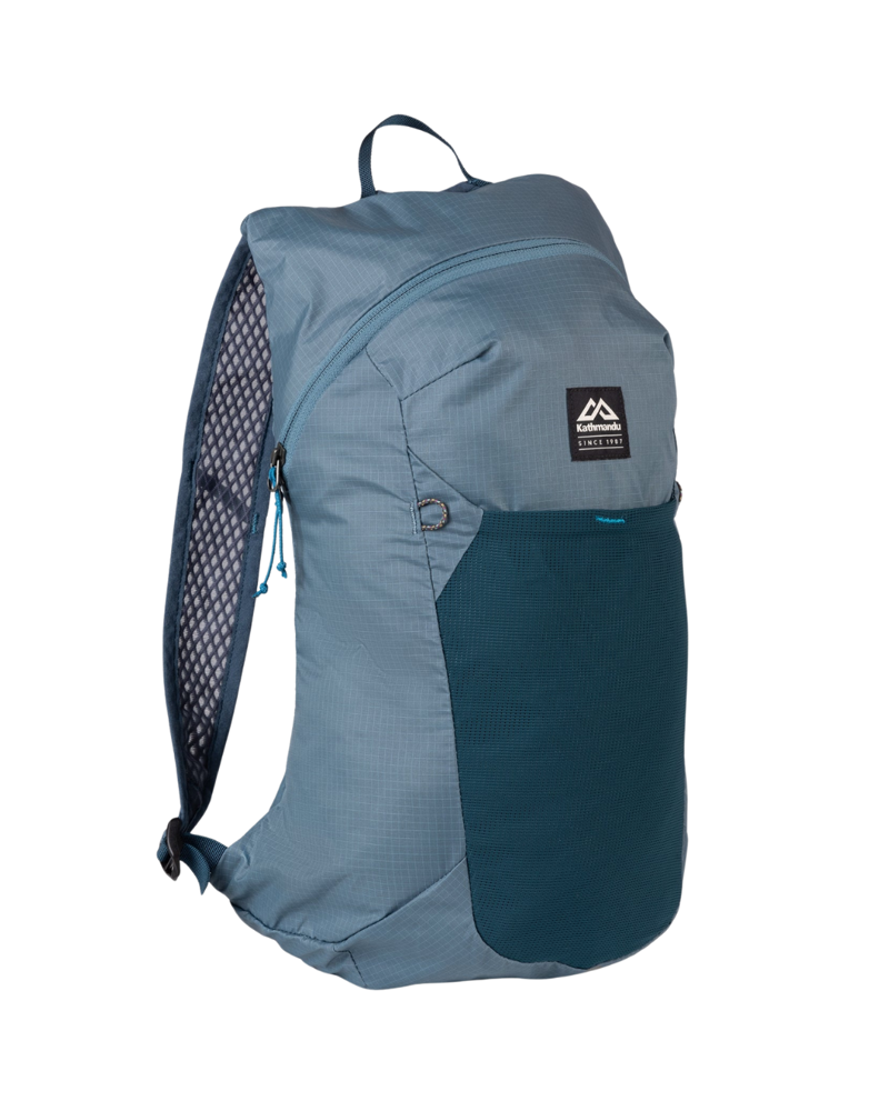 Kathmandu Pack and Go Pack in Washed Blue