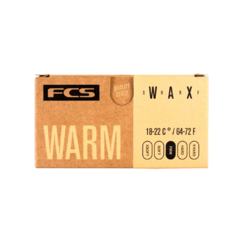FCS Warm Surf Wax in White