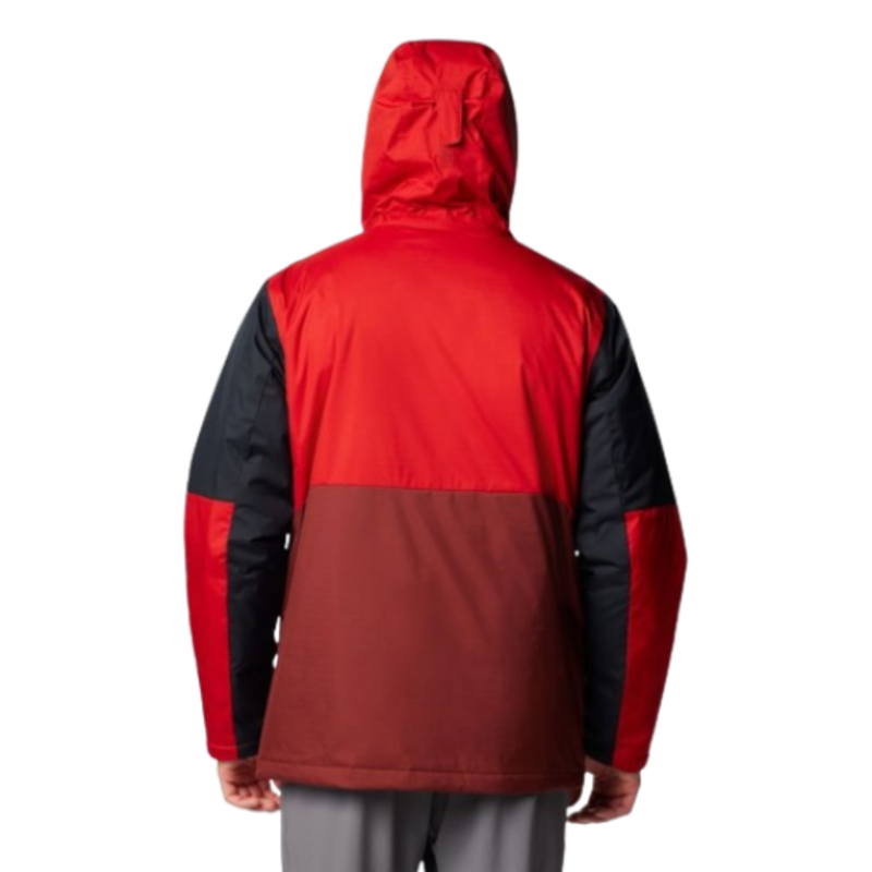 Columbia Mens Point Park II Insulated Jacket in Sail Red / Black-1