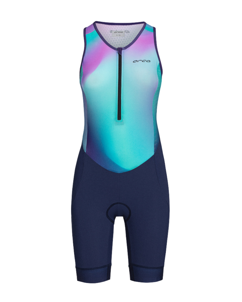 Orca Womens Athlex Race Suit V2 in Blue Print