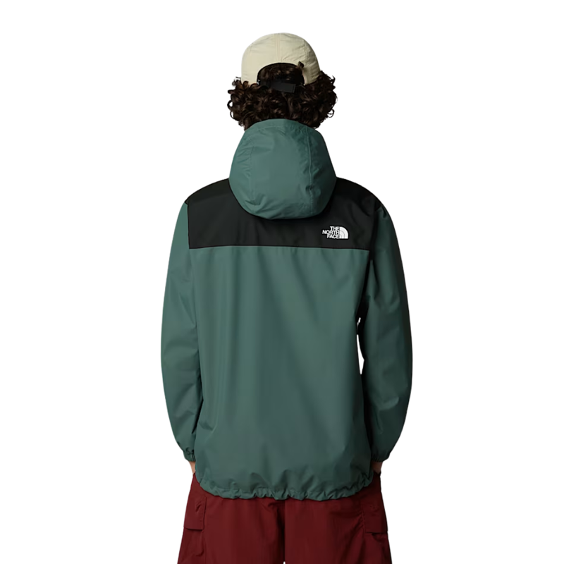 The North Face Mens Antora Jacket in Duck Green / TNF Black-1