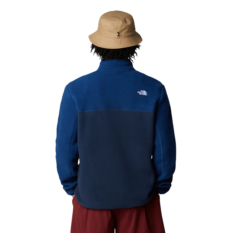 The North Face Mens Yumiori 1/4 Zip in Summit Navy / Estate Blue / Summit Navy-1
