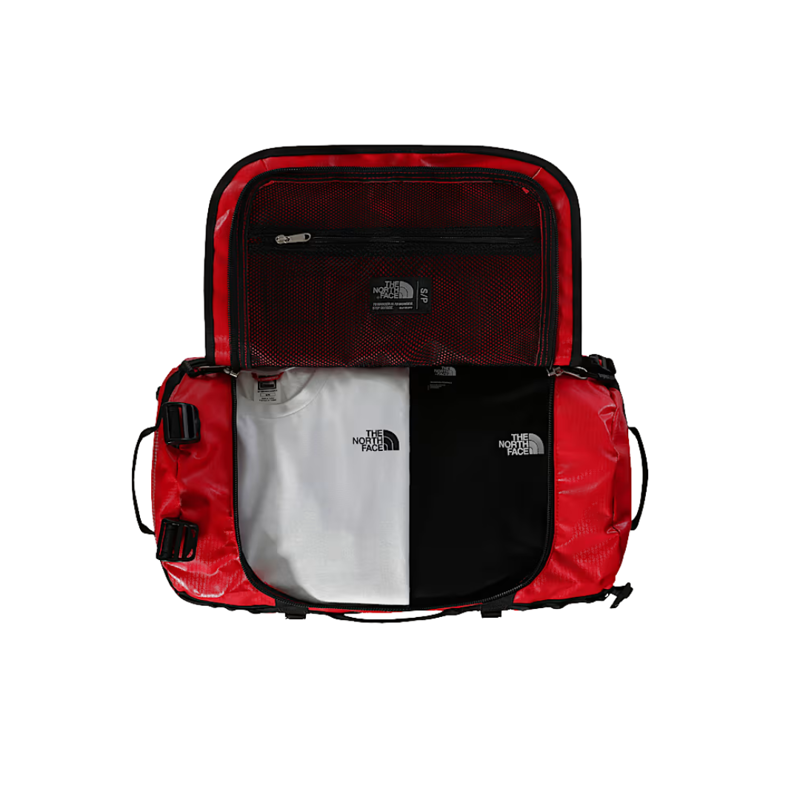 The North Face Base Camp Duffel Small in TNF Red / TNF Black / NPF-2