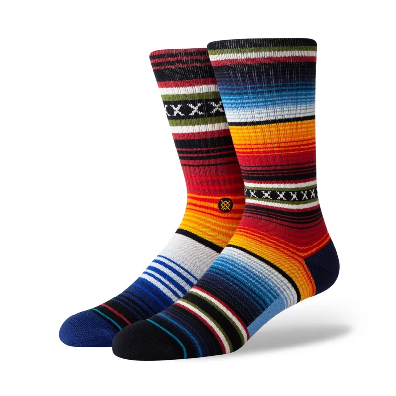 Stance Curren St Crew Staples Lifestyle Socks in Red
