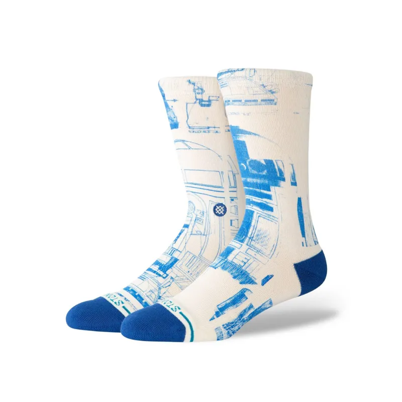 Stance R2 D2 SW Crew Lifestyle Socks in Canvas