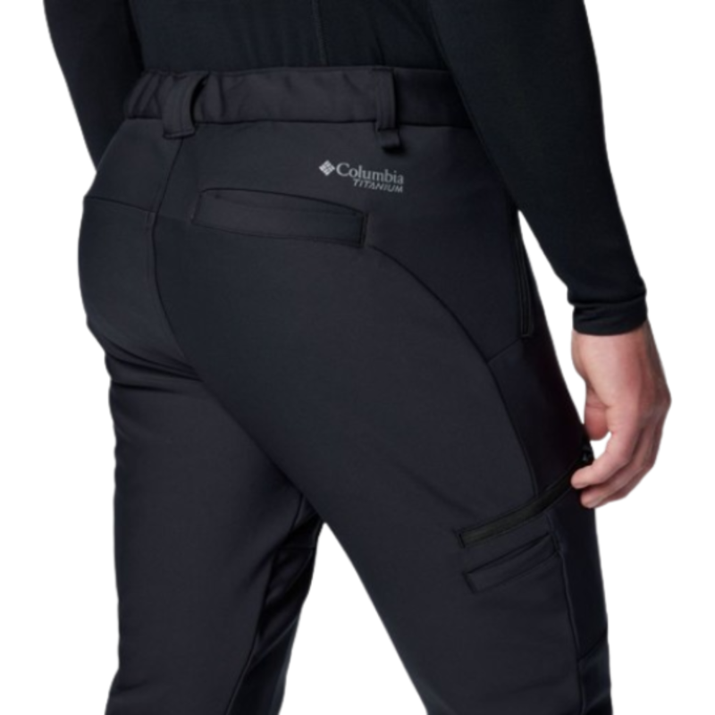 Columbia Mens Vast Canyon Softshell Pant Regular Length in Black-2