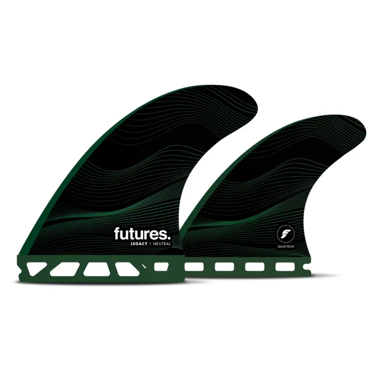Futures F8 Quad Legacy Honeycomb Green Large