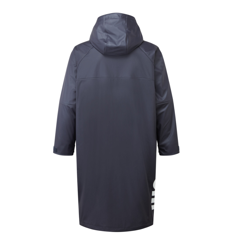 Gill Aqua Parka Changing Robe in Navy / Goldfusion-1