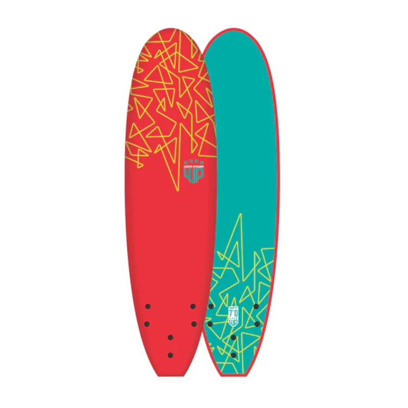 Wave Power Softy Eps in Red / Teal 7 Foot