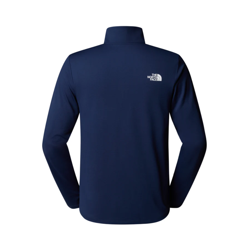 The North Face Mens 24/7  Zip Tee in Summit Navy-1