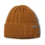 Columbia Womens Agate Pass Cable Knit Beanie in Camel Brown