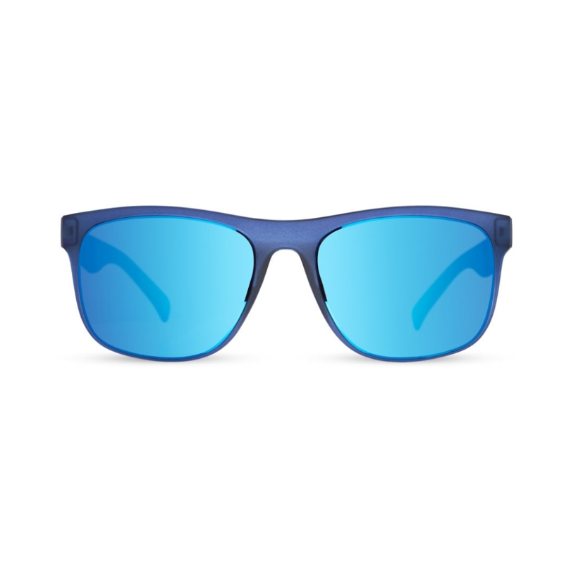 Bloc Elba Sunglasses in Matt Blue with Blue Mirror Lens-1