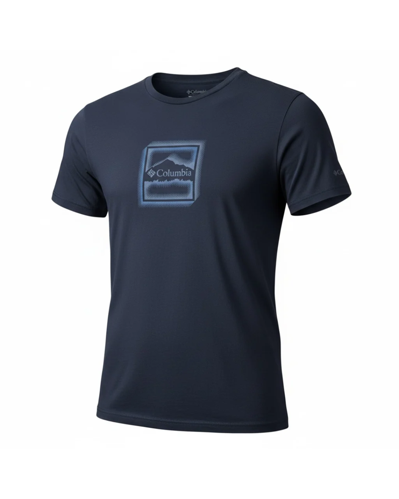 Columbia Mens CSC Seasonal Graphic Tee in Collegiate Navy