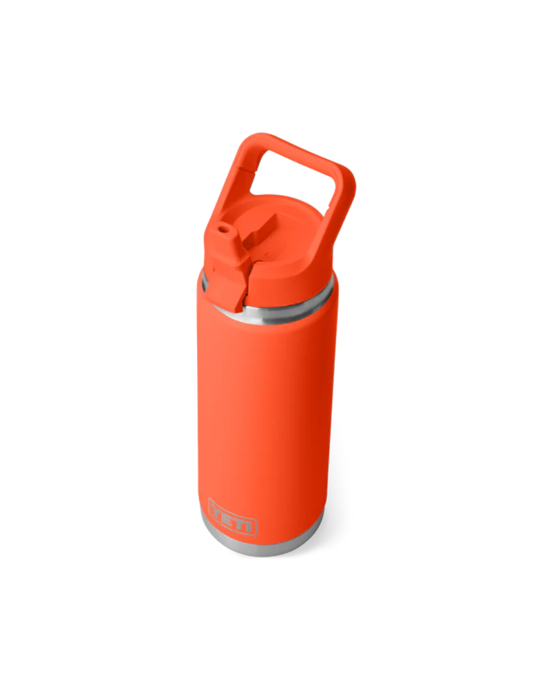 Yeti Rambler 26oz Straw Bottle in Papaya-1
