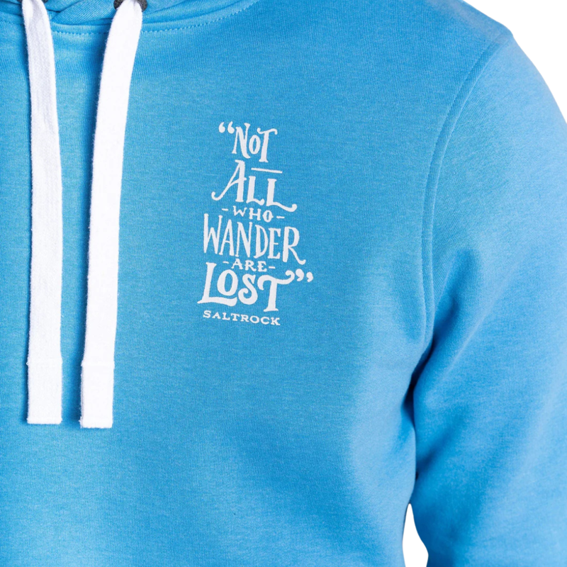 Saltrock Mens Lost Ships Pop Hoodie Light Blue-2