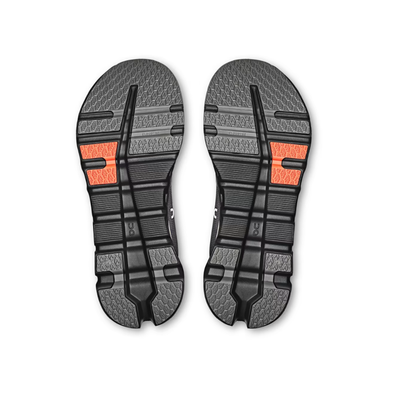 On Mens Cloudrunner 2 in Rock / Tangerine-3