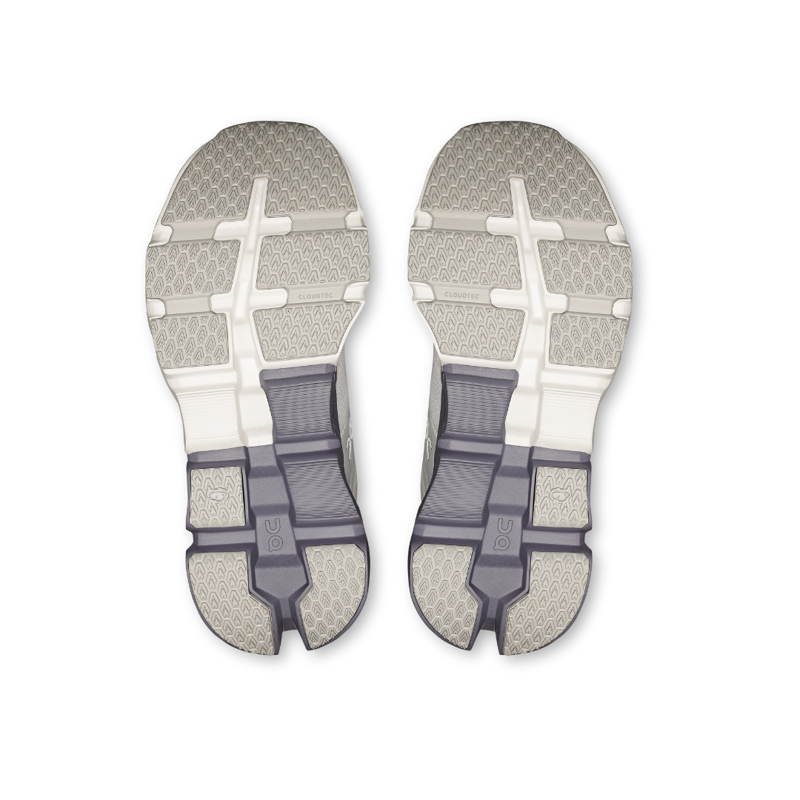 On Womens Cloudflyer 5 in White / Lilac-3