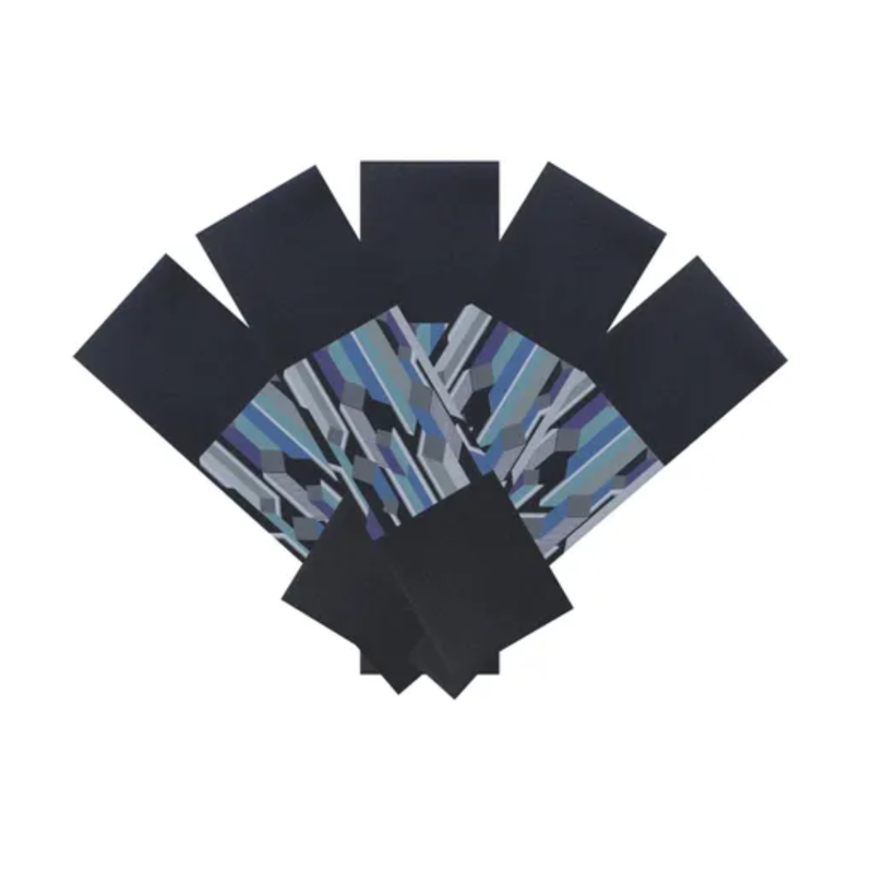 Jessup Griptage D.Wainwright Blue Glitch 5 Pack in Blue 9 Inch-1