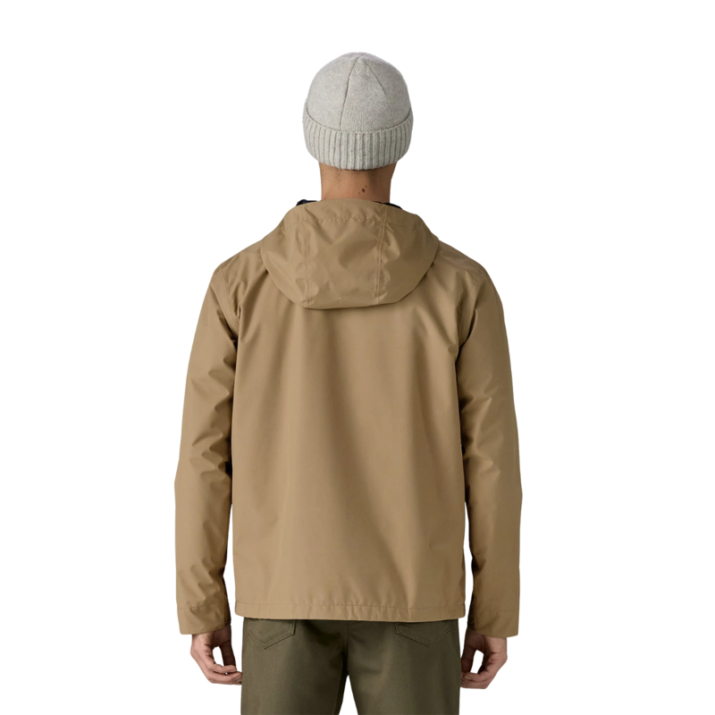 Patagonia Mens Jackson Glacier Rain Jacket in Slab Khaki-1