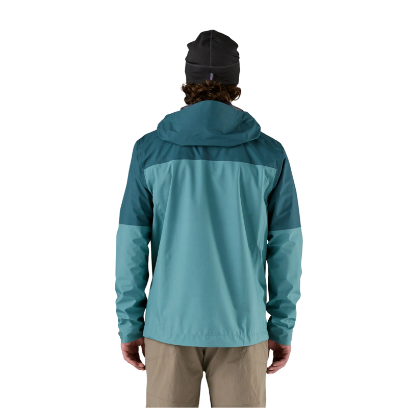 Patagonia Mens Boulder Fork Rain Jacket in Wetland Blue-1